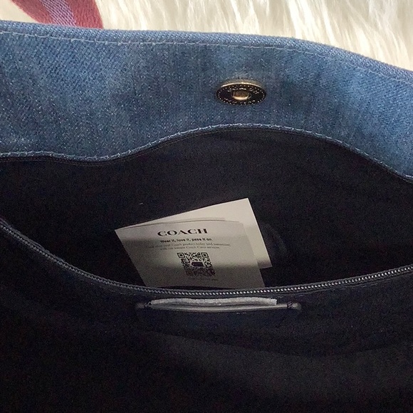 NEW 🌸 Coach | Flower Patterns Casual Style Denim - Picture 11 of 16